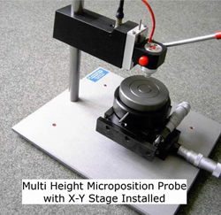 Multi Height Microposition Probe with X-Y Stage Installed
